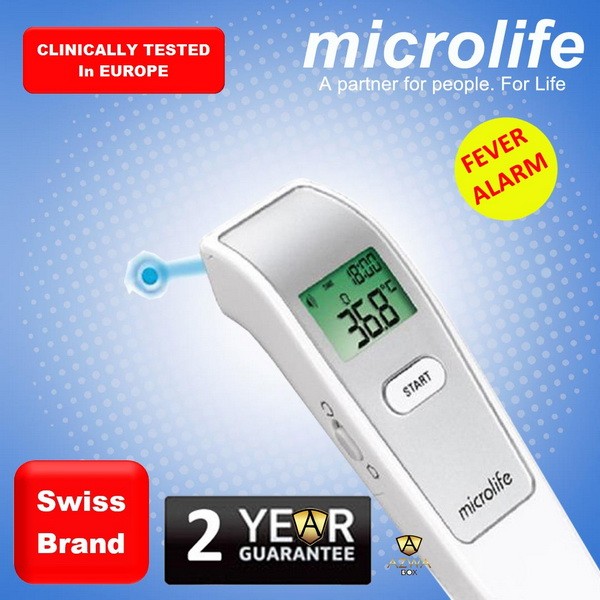 Thermometer Microlife Non Contact Digital Infrared Forehead Thermometer