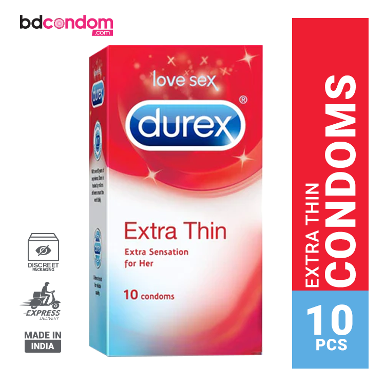 Durex Extra Thin Condom 10's Pack