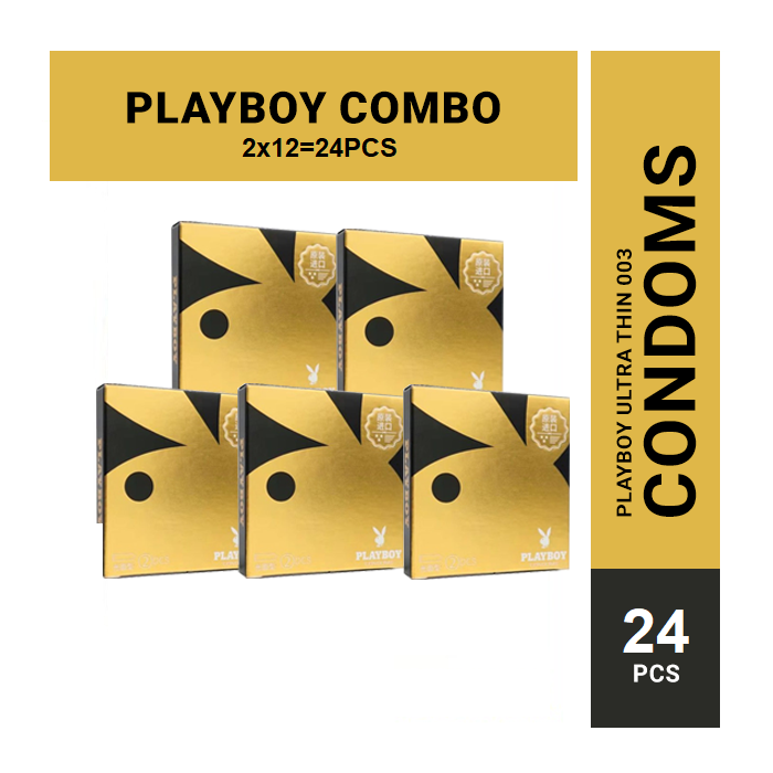 Playboy Ultra Thin 003 Premium Condom 2's Pack
