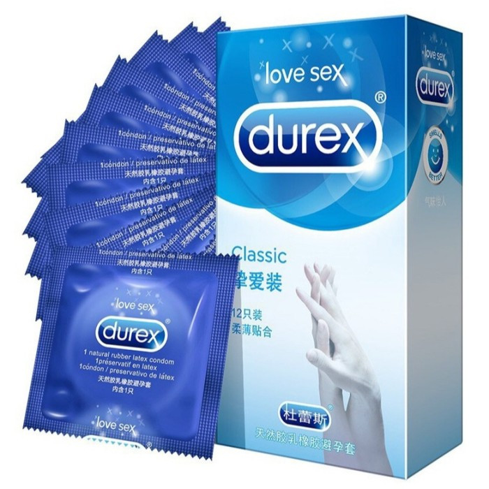 Durex Classic Condom - 12pcs Pack