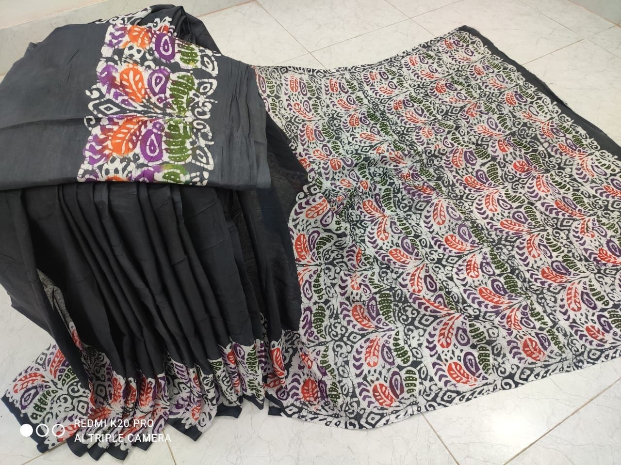 Batik Saree with Blouse Piece