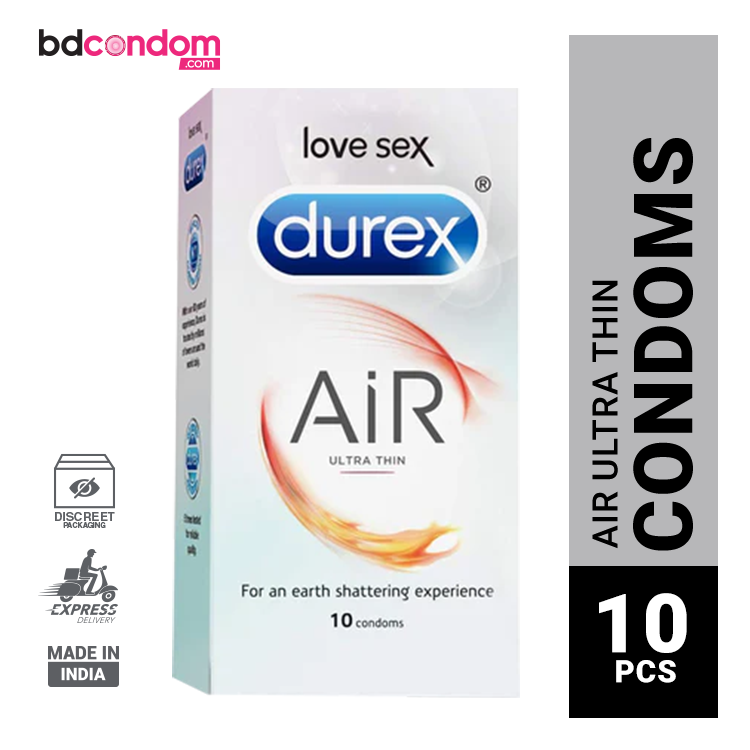 Durex Air Ultra Thin Condom -10Pcs Pack(India)