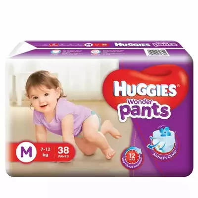 Huggies Baby Diaper WonderPants Pant M 7-12 kg 38 pic
