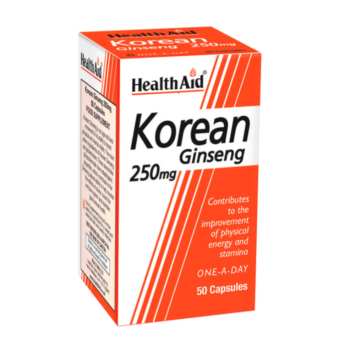 HealthAid Korean Ginseng 250mg (UK)