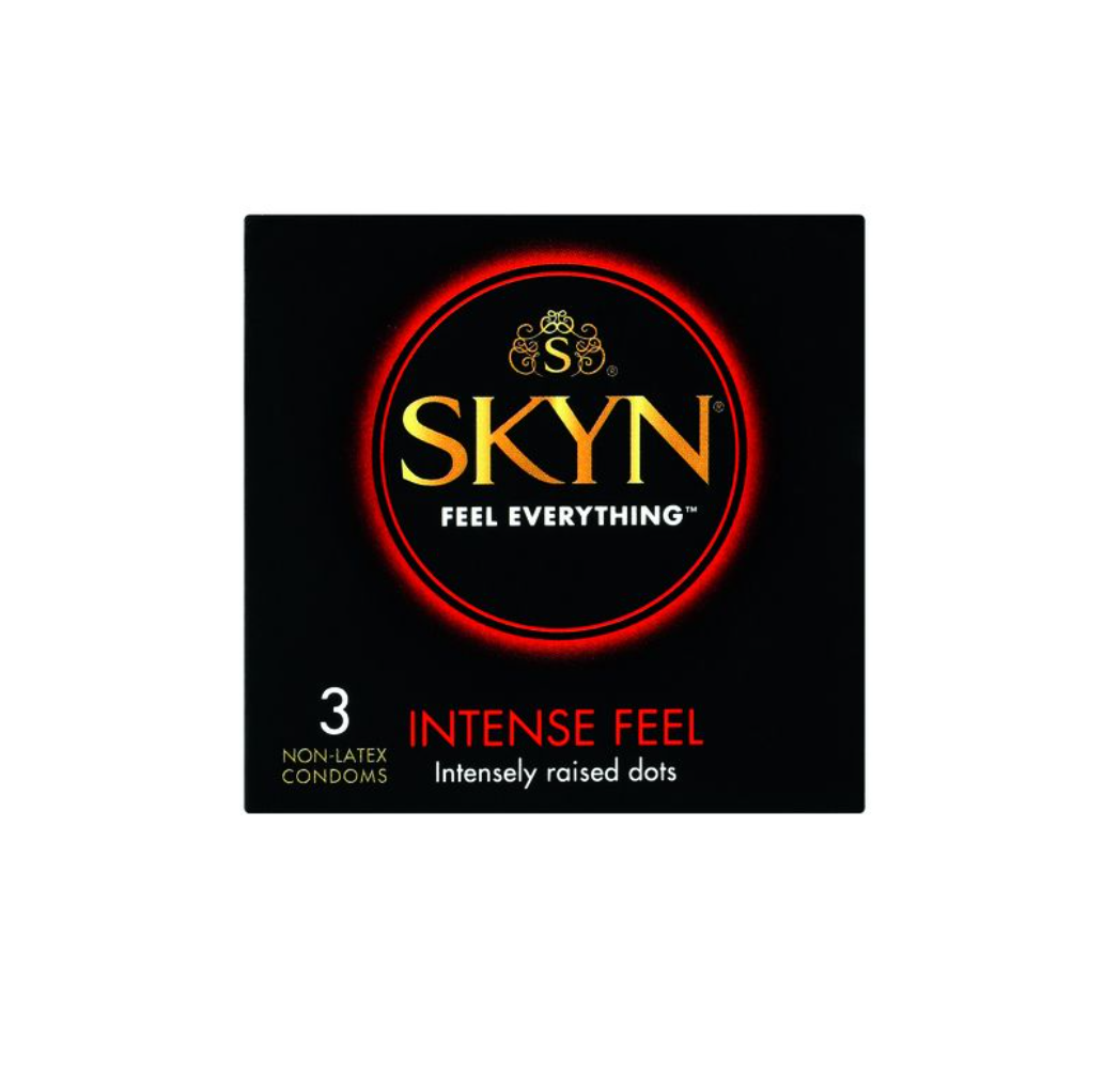 SKYN Intense Feel Intensely Raised Dots Condom - 3Pcs Pack