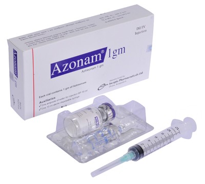 Injection Azonam 1 gm/5 ml