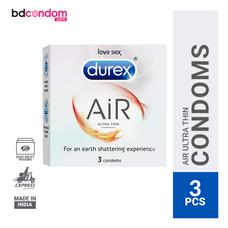 Durex Air Ultra Thin Condom for Men - 3Pcs Pack(India)