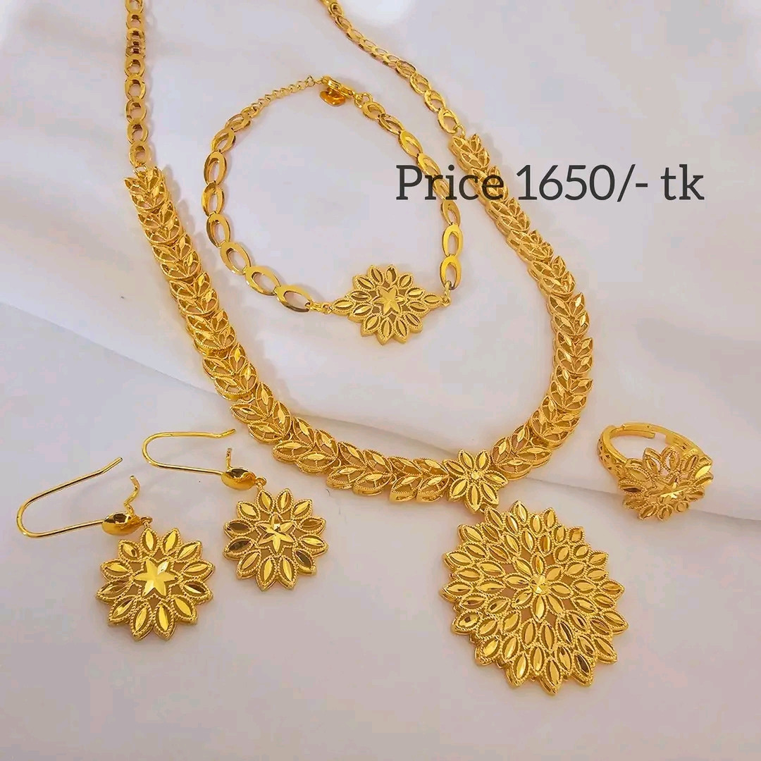 Gold Plate Necklace Designs