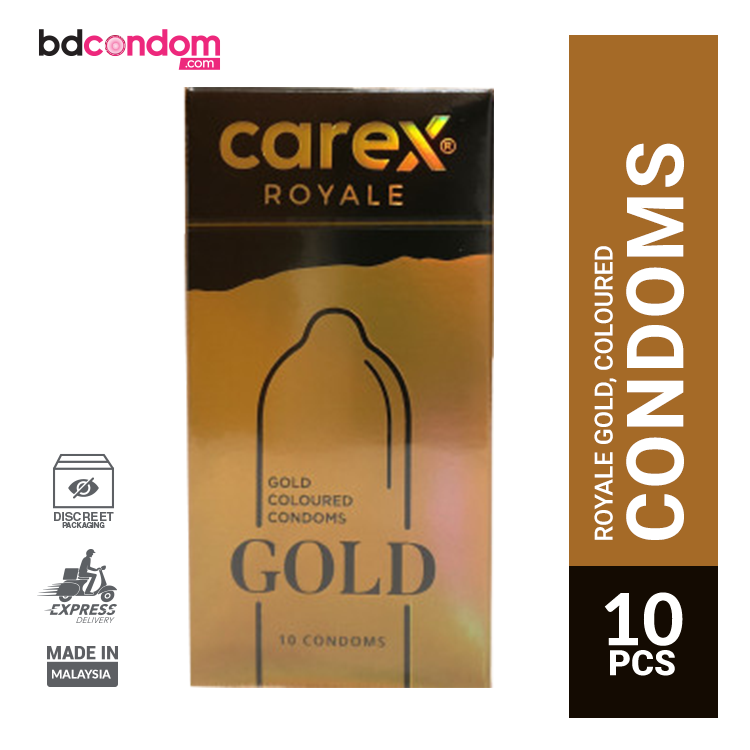 Carex Royal Gold Premium Condom - 10Pcs Pack(Malaysia)
