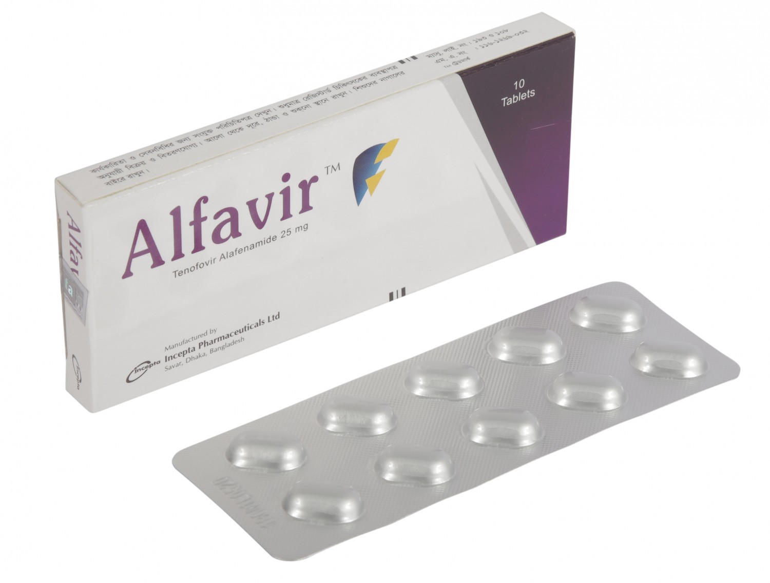 Tablet alfavir – 25 mg