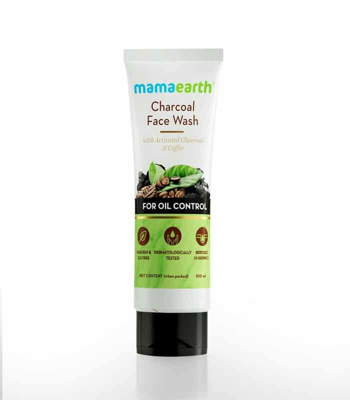Mamaearth Charcoal Face Wash with Activated Charcoal & Coffee for Oil Control-100 ML