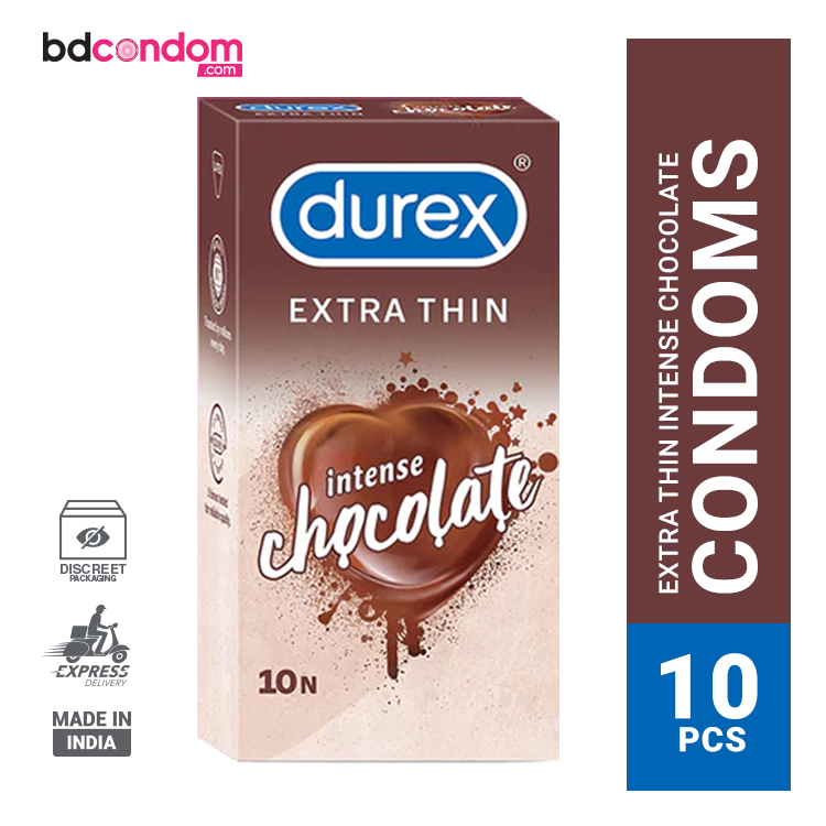 Durex Extra Thin Intense Chocolate 10's Pack