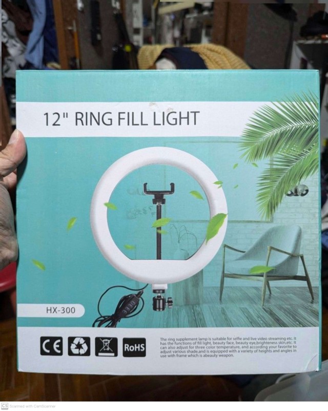 12' inch LED Ring Phil TikTok Light Ringlight Photography Beauty Light