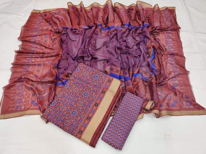 M.B cotton  Indian joypuri Three piece dress 1