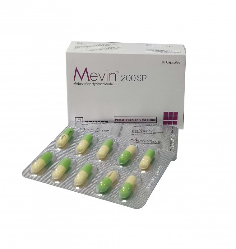 Mevin SR 200 mg cap (10 pcs)