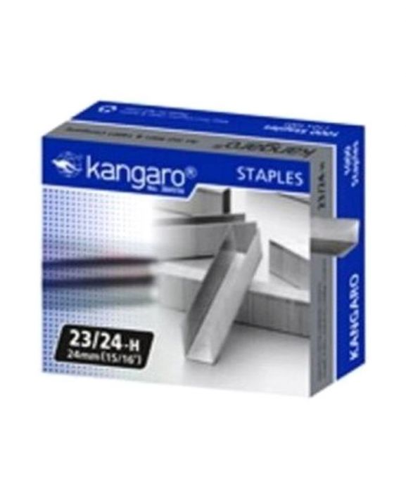 Kangaro Stapler Pins, 24/6, Blue
