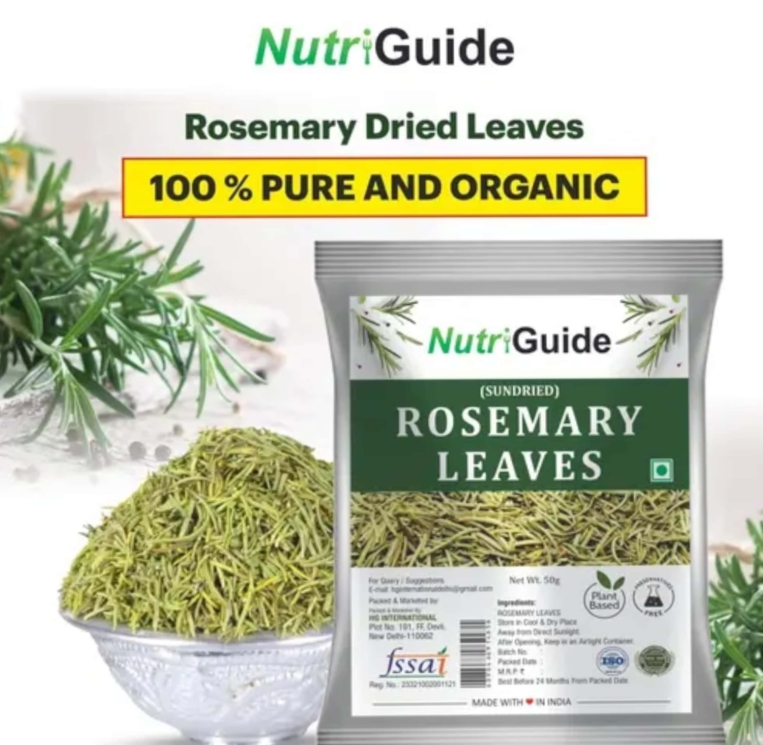 Rosemary Dried Leaves Healthy