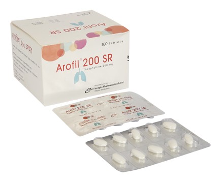 Tablet Arofil 200 SR – mg