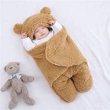 Baby Sleeping Blanket Bag Fluffy Fleece