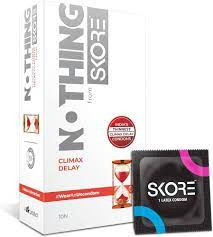 Skore Nothing Thinnest Climax Delay Flavoured Condoms 10's Pack