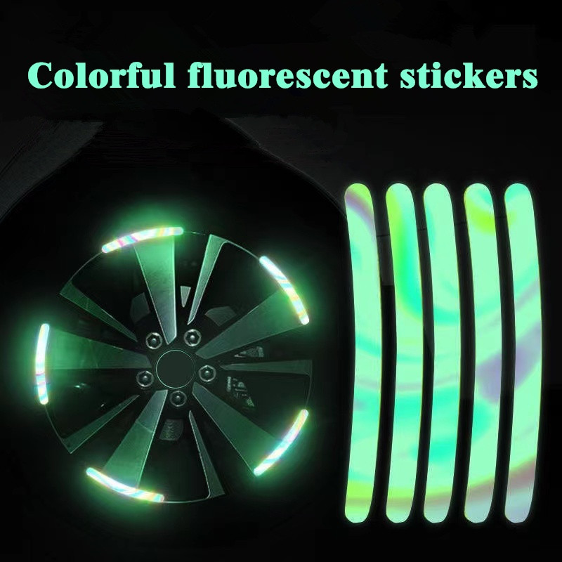 colorful background 3D Reflective Sticker