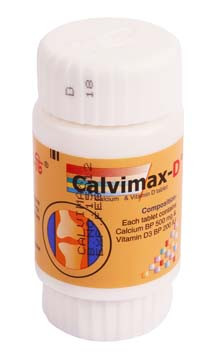 Calvimax D Tablet 500 mg+200 IU (30Pcs)