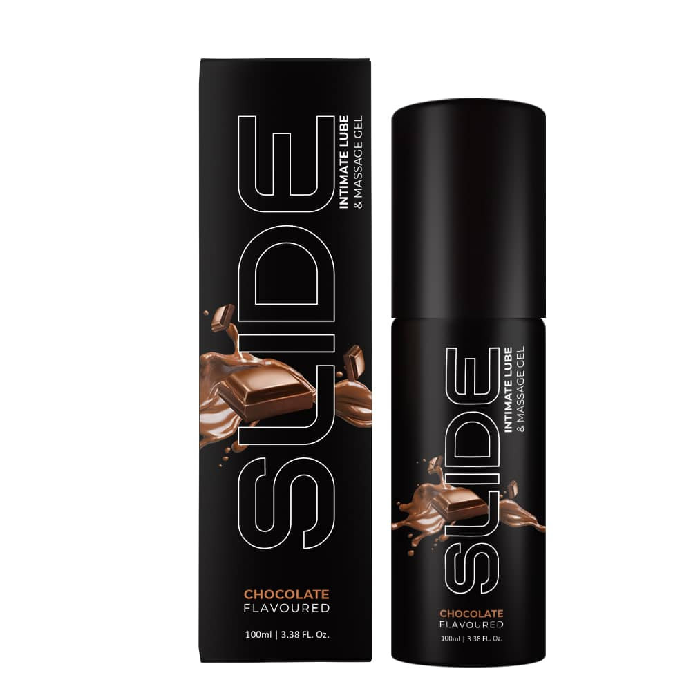 NottyBoy SLIDE Water Based Personal Lubricant Intimate Massage Lube Gel ( Chocolate Flavored ) – 100ml