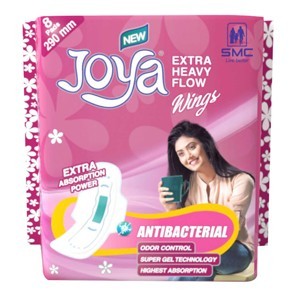 Joya Extra Heavy Flow (Sanitary Napkin) এএফ১ এস এম সি জয়া এক্সট্রা হেভি ফ্লও উইংস