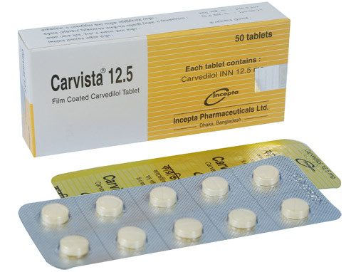 Carvista Tablet 12.5 mg (10Pcs)