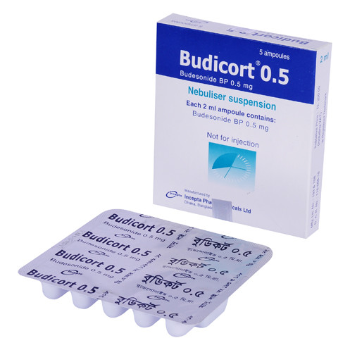 Budicort Solution for Inhalation 0.5 mg 2 ml (5ampoules)
