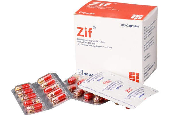 Zif Capsule 150 mg+0.5 mg+61.8 mg (10Pcs)