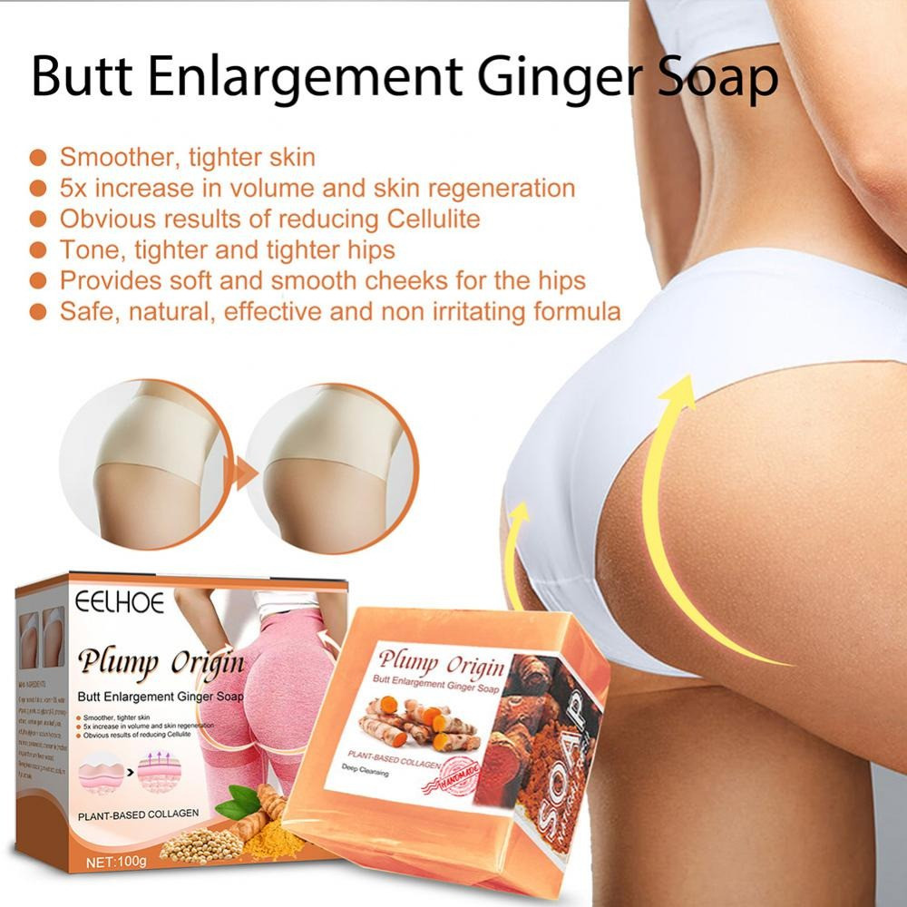 Plumporigin Butt Enlargement Ginger Soap, Upgrade Hip Lifting Soap, Lymphatic
