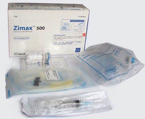 Zimax Infusion 500 mg/vial