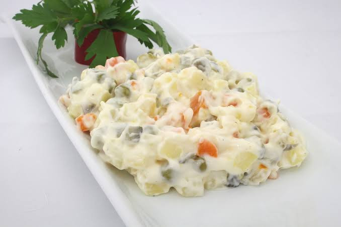 vegetable mayonnaise salad