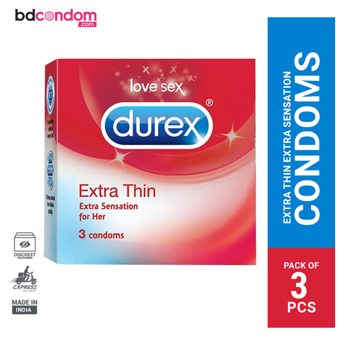 Durex Extra Thin Condom 3's Pack