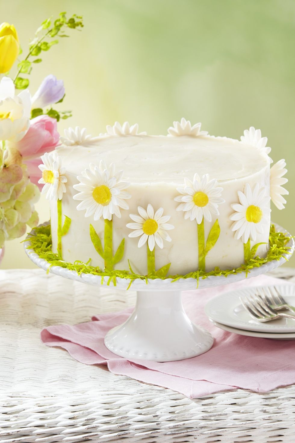 Spring Daisy Lemon Layer 1.5 pound Cake