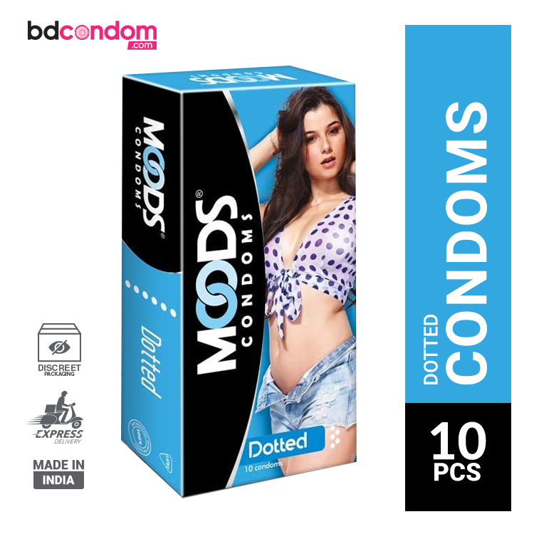 Moods Condoms Dotted 10's Pack