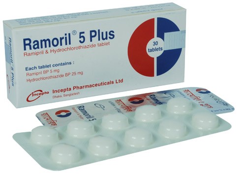 Ramoril Plus Tablet 5 mg+25 mg (10Pcs)
