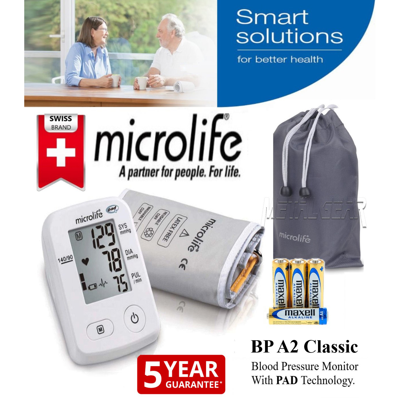 Microlife BP A2 Classic - Digital Blood Pressure Machine By MeTaL GeAr