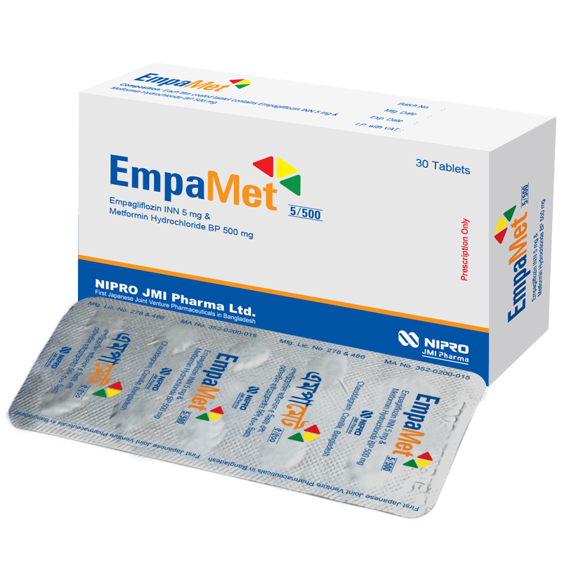 EmpaMet Tablet 5/500 mg (10pic)