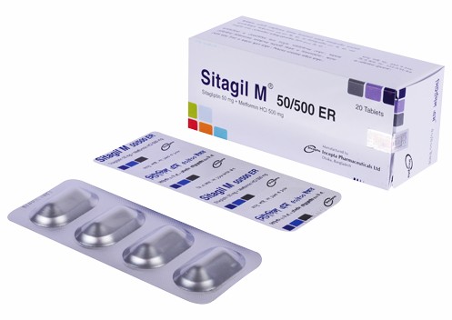 Sitagil M Tablet 50 mg+500 mg (4Pcs)