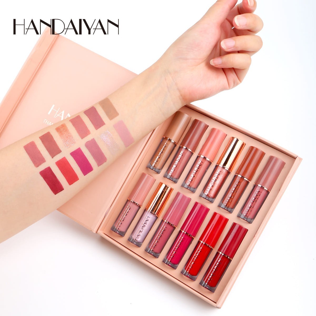 Handaiyan 12 Color Matte Liquid Lipstick Set