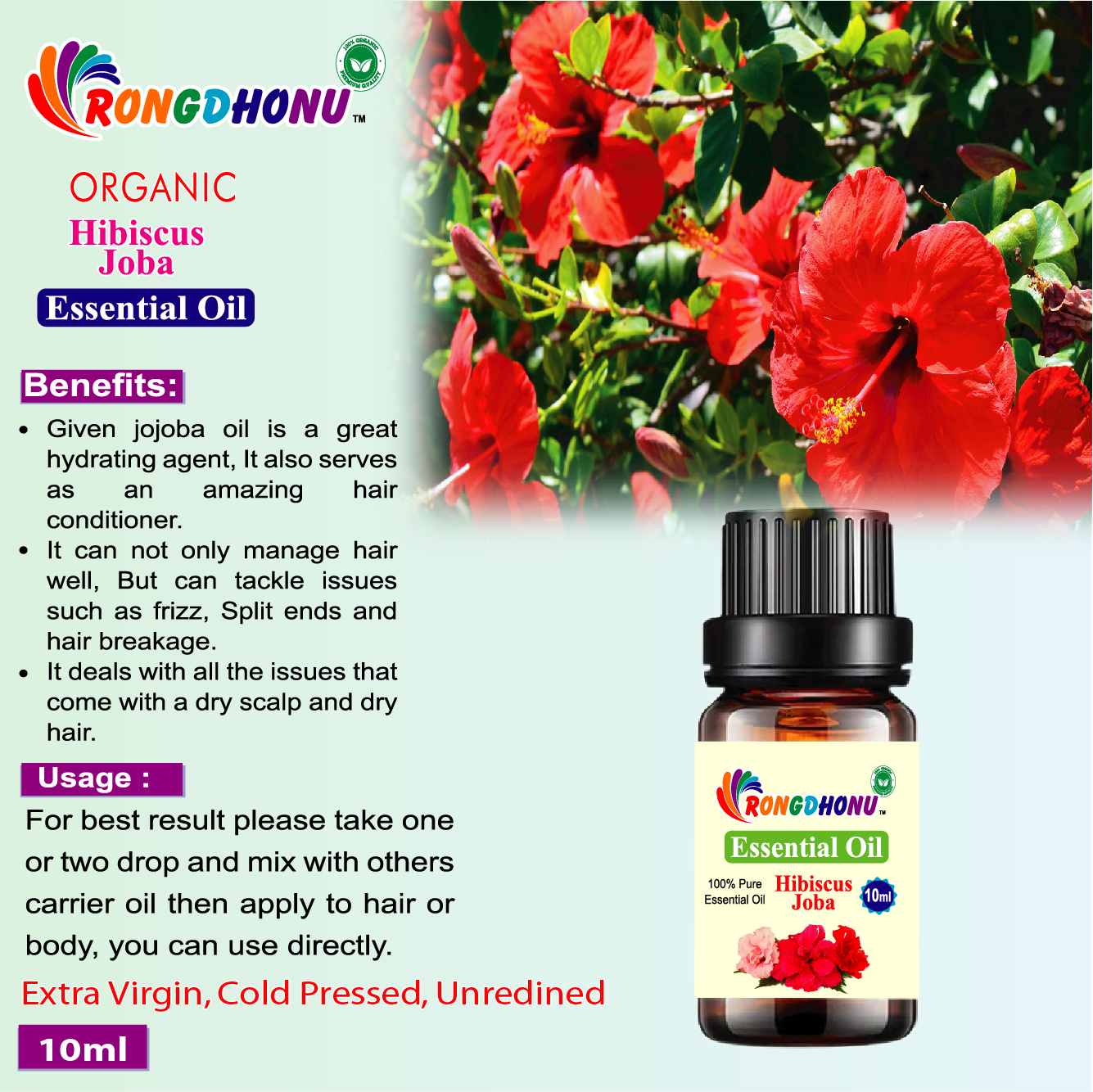 Hibiscus (Joba) Essential oil -10ml
