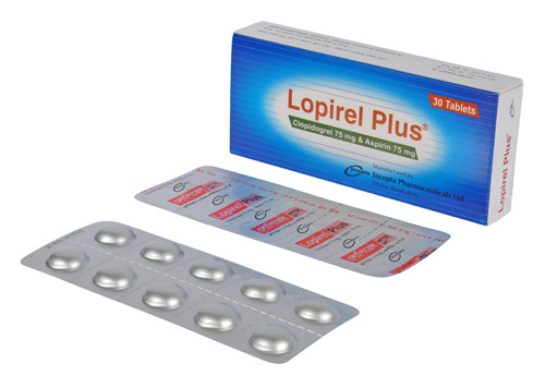Lopirel Plus Tablet 75 mg+75 mg (10Pcs)