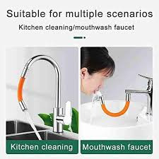 Faucet Extender Pipe 360 Degree Rotating Bathroom and Kitchen Water Tap