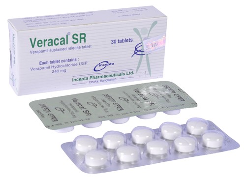 Veracal SR 240 mg Tablet 10’s strip