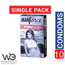 Manforce - Ribbed & Dotted Sunny Edition Condoms - Single Pack - 10pcs