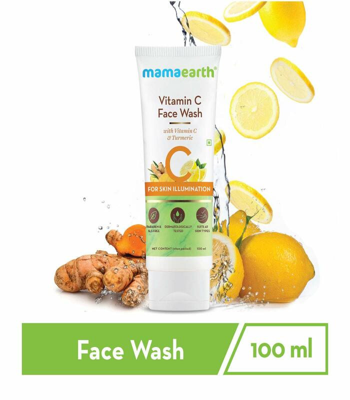 Mamaearth Vitamin C Face Wash with Vitamin C and Turmeric for Skin Illumination -100ml