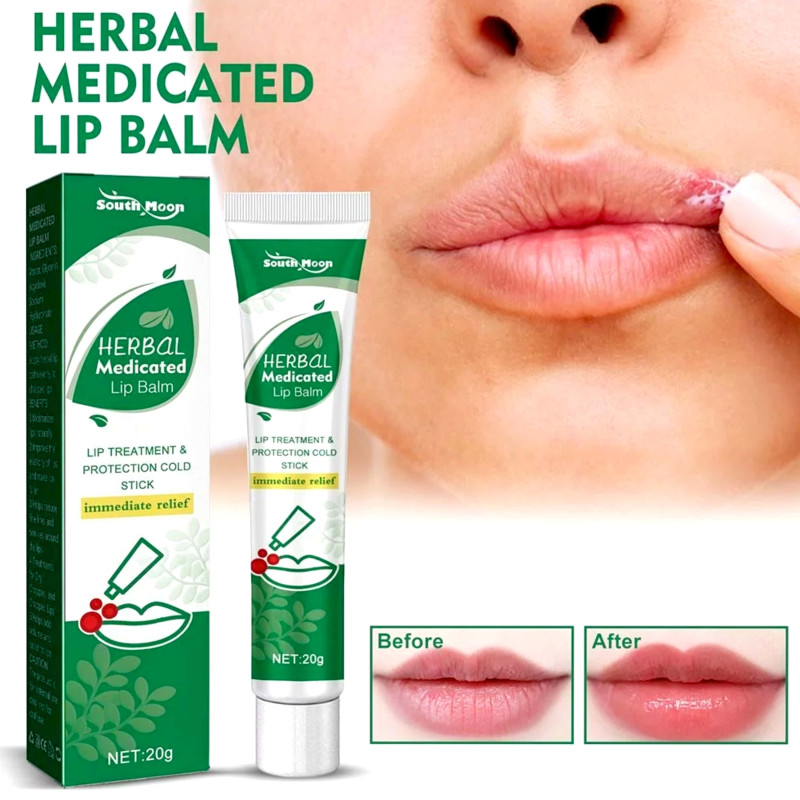 ঠোঁটের কালচে দাগ দূরীভূত লিপ জেল Herbal Medicated Lip Balm