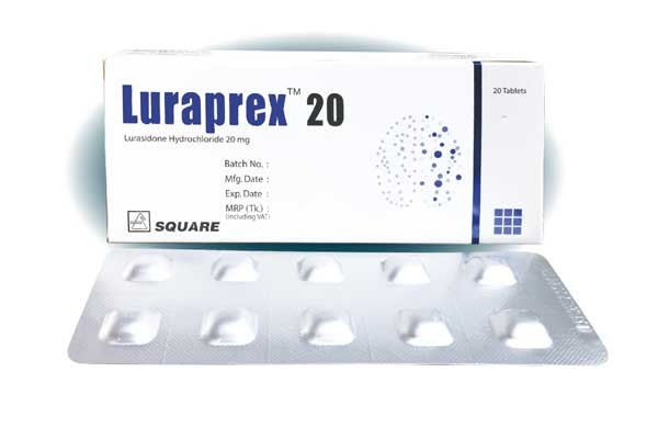 Tablet Luraprex 40 mg (6’s pack)